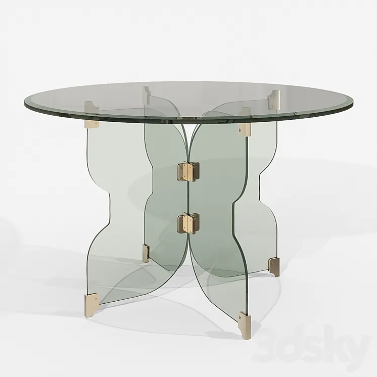 Table All A Flutter Caracole 3DS Max