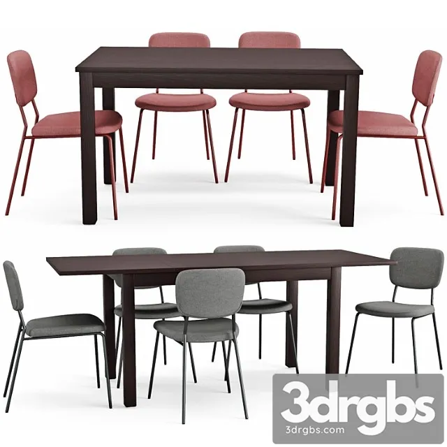 Table and chair laneberg karljan 2 3dsmax Download