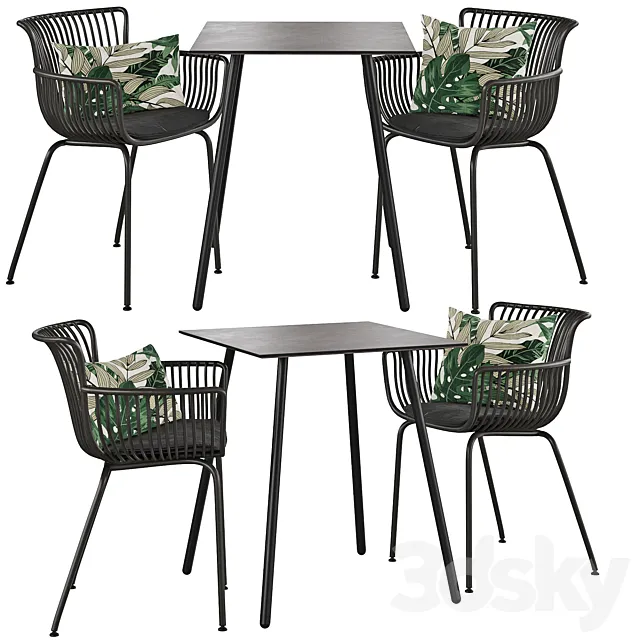 Table and Chair Mathis Surpika 3ds Max