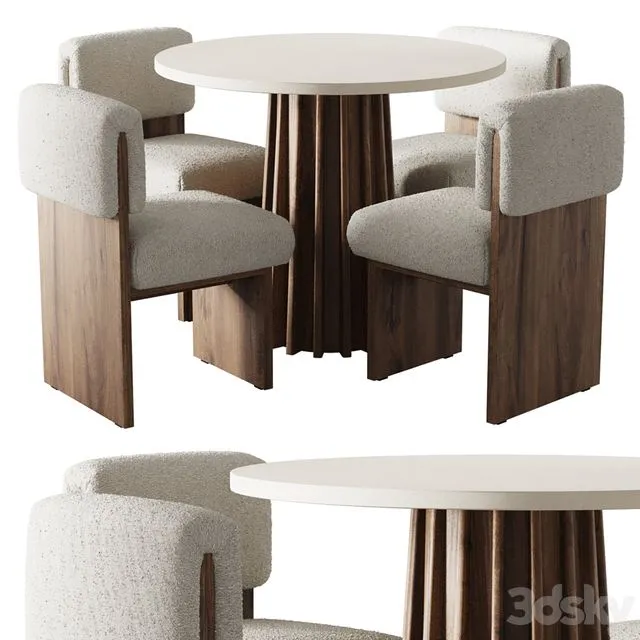 Table and Chair Prague and Murphy by cozymatic 3dsMax Model