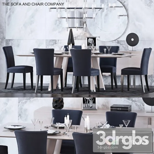 Table and Chair SC Set 9 3dsmax Download