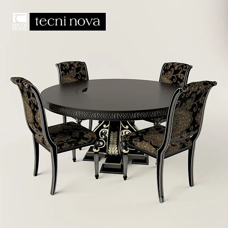 Table and chair TECNI NOVA 3DS Max