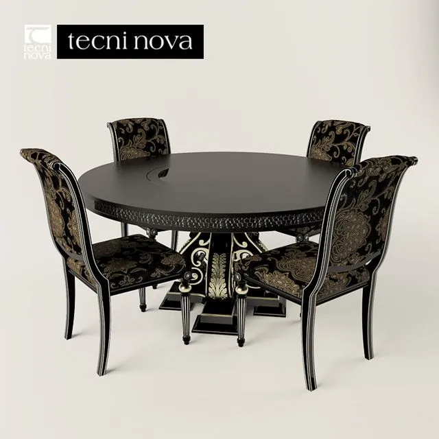 Table and chair TECNI NOVA 3dsMax Model