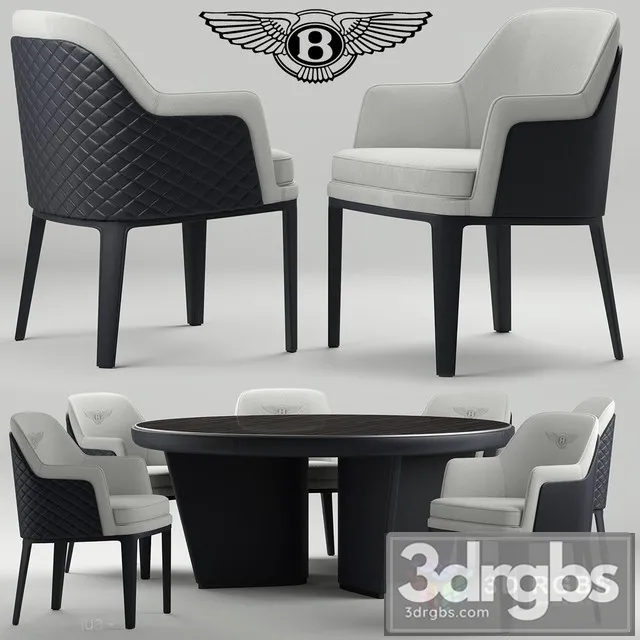 Table and Chairs Bentley Kendal Chair 3dsmax Download