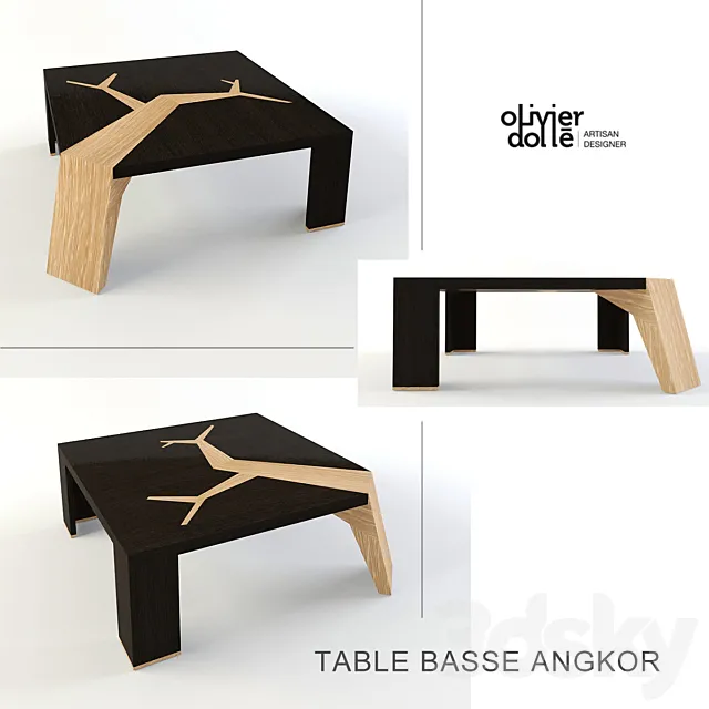 TABLE BASSE ANGKOR 3DS Max Model