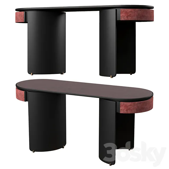 Table Baxter Parsec desk 3DS Max Model