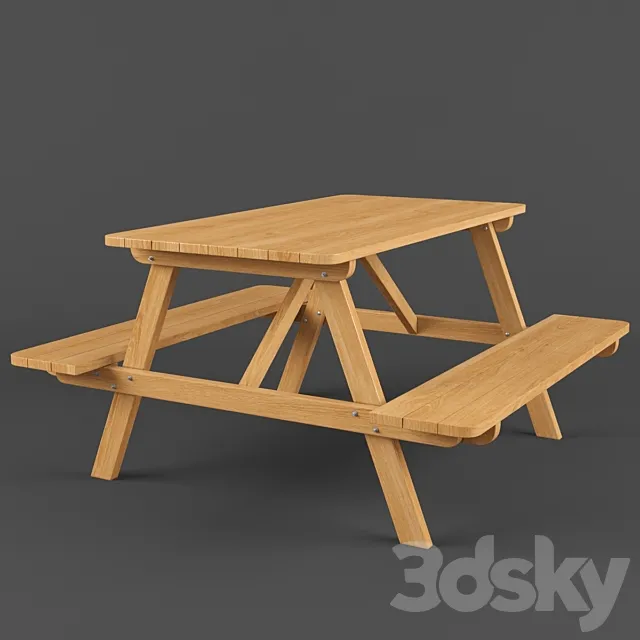 table-bench 3DSMax File