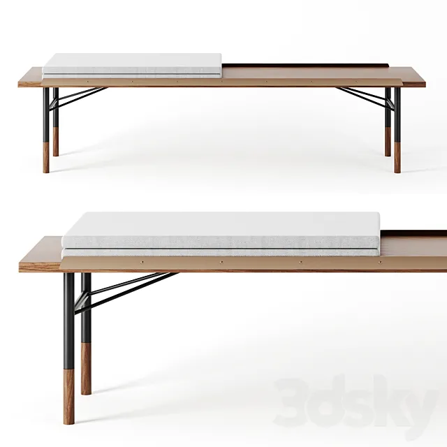 Table bench by Finn Juhl 3DSMax File
