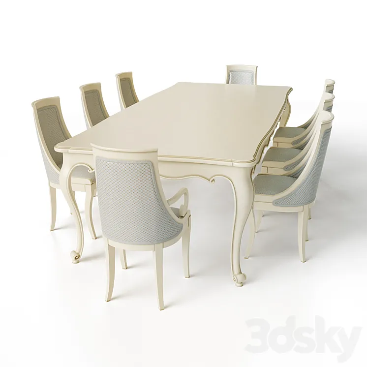table chair 3DS Max