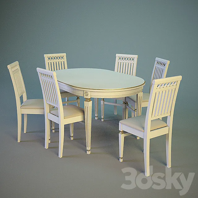 Table & Chair 3DSMax File