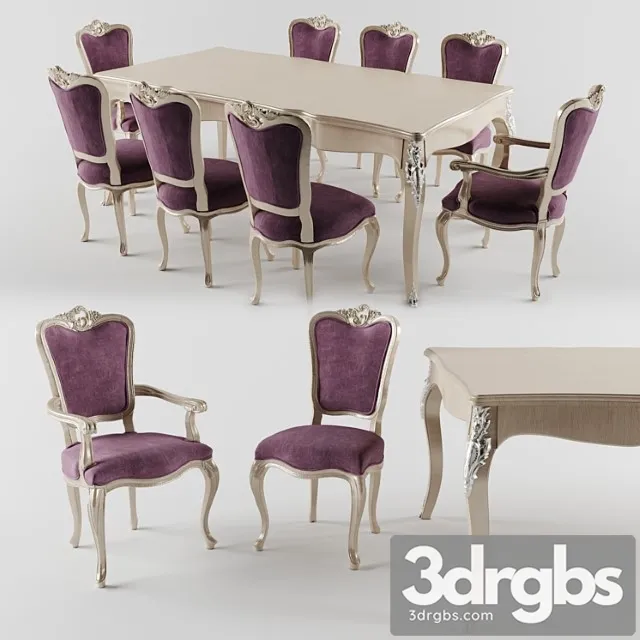 Table + chairs 2 3dsmax Download