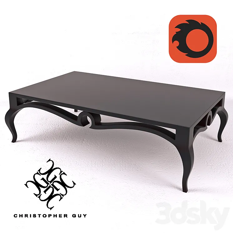 Table Christopher Guy PIAGET 3DS Max