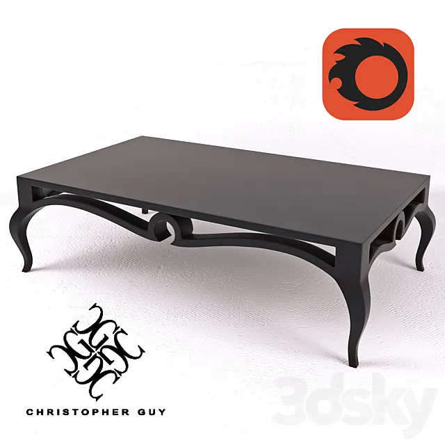 Table Christopher Guy. PIAGET 3DSMax File