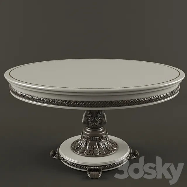 Table Classic Jumbo Collection 3DS Max Model