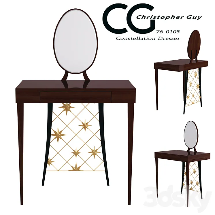 Table Constellation Dresser Christopher Guy 3DS Max