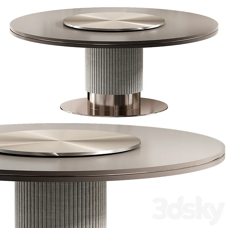 Table CPRN Homood COCOON ROUND DINING TABLE 3DS Max Model