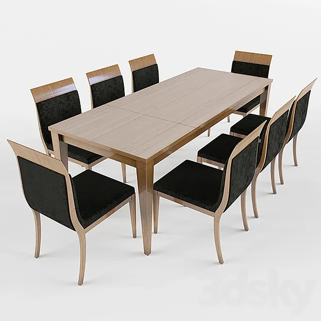 Table Dining Set – Piombini 3DSMax File