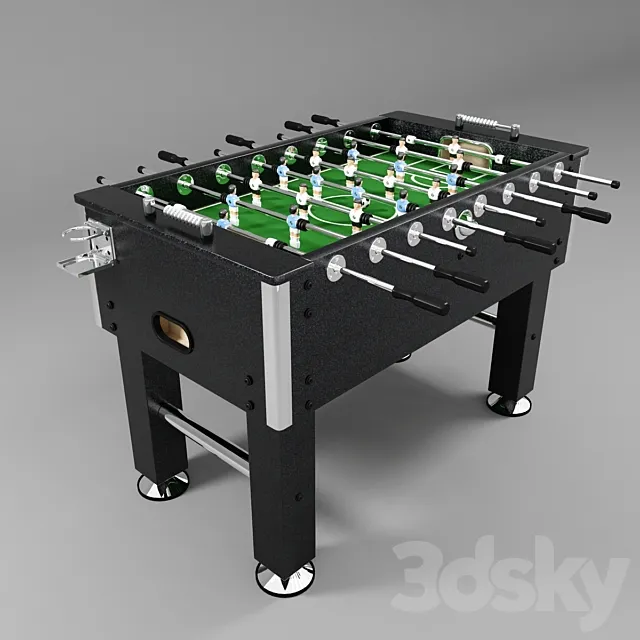 Table football 3DS Max Model