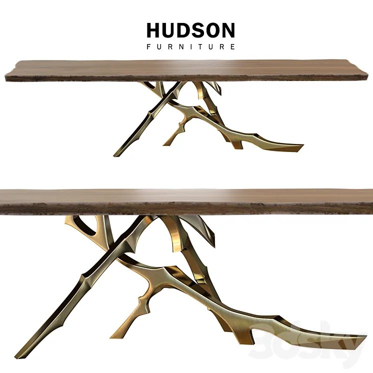 Table GROLIER Hudson 3DS Max