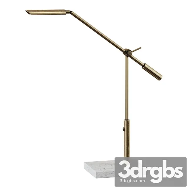 Table lamp adjustable brass led desk lamp work lamp