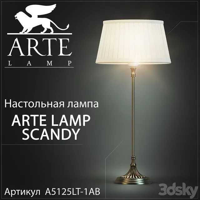 Table lamp Arte lamp scandy A5125LT-1AB 3dsMax Model