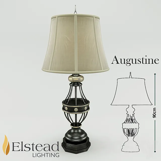 Table lamp Augustine 3DSMax File