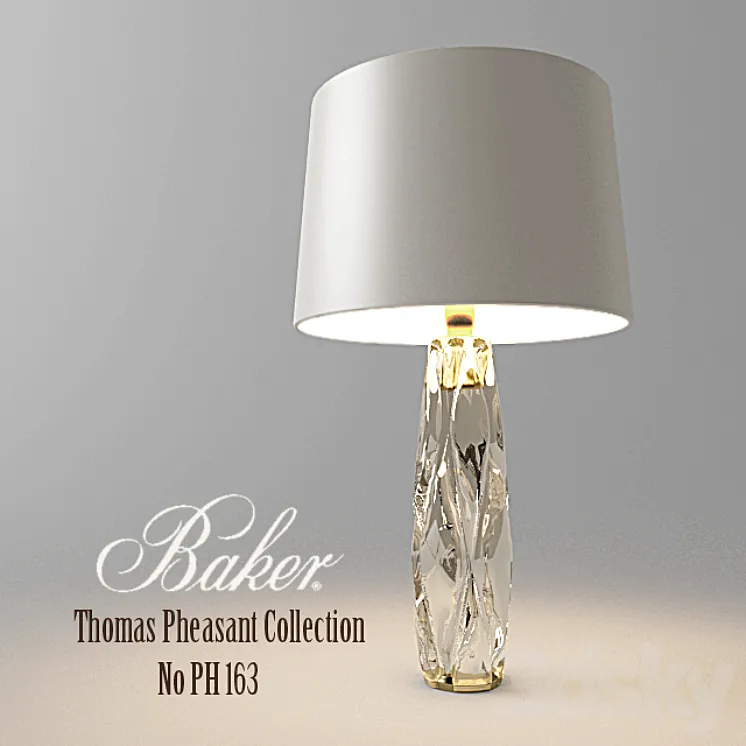Table lamp Baker PH163 3DS Max