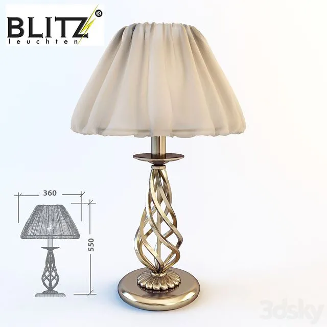 Table lamp Blitz 3dsMax Model