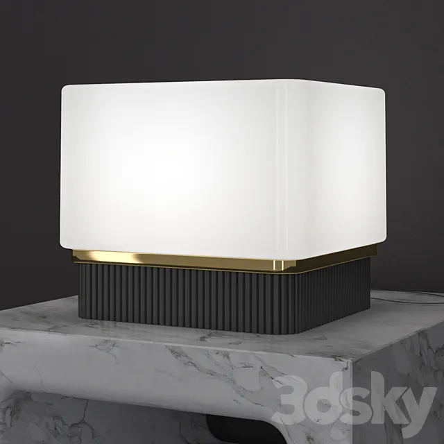 Table lamp Chica Boum numero111 (V-Ray) 3DS Max Model