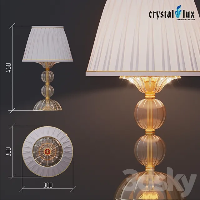 Table Lamp Dream Crystal Lux 3DS Max Model