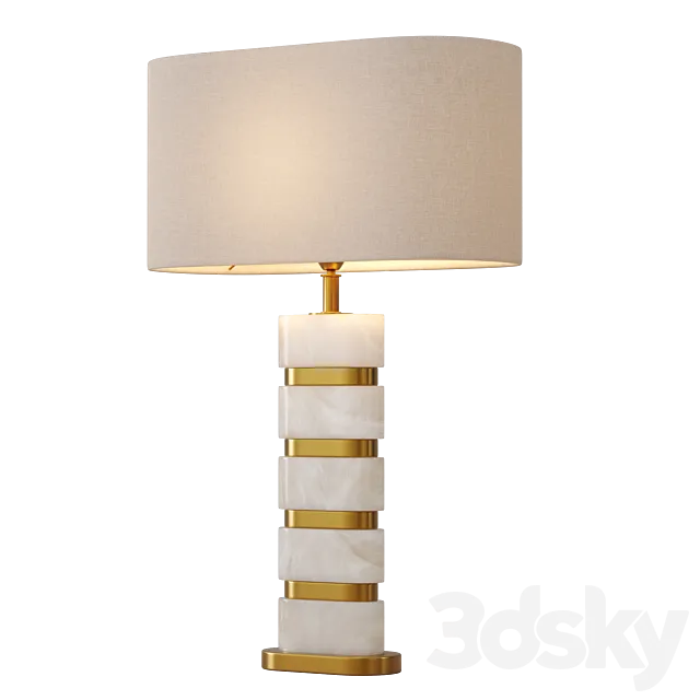 Table lamp Eichholtz 118163 Newall 3ds Max