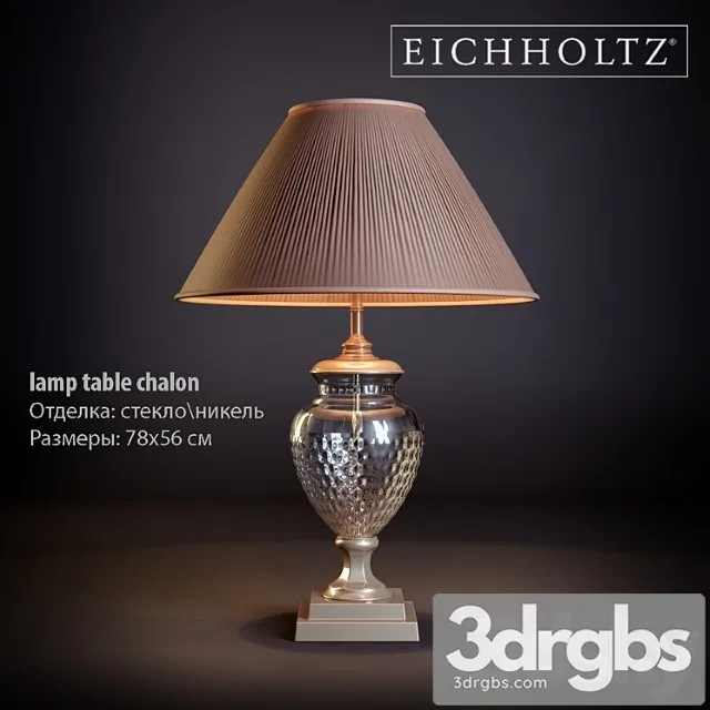 Table Lamp Eichholtz Chalon 3dsmax Download