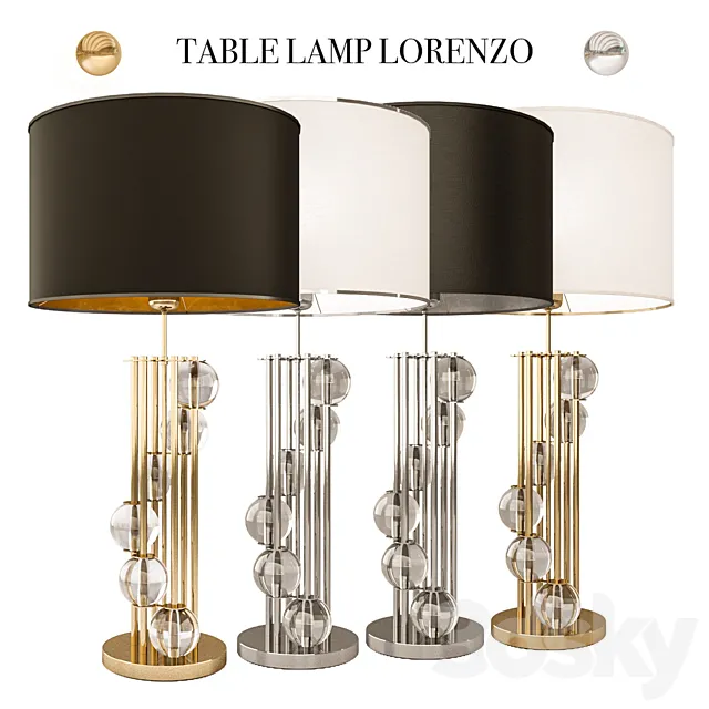 Table lamp Eichholtz Lorenzo 3ds Max