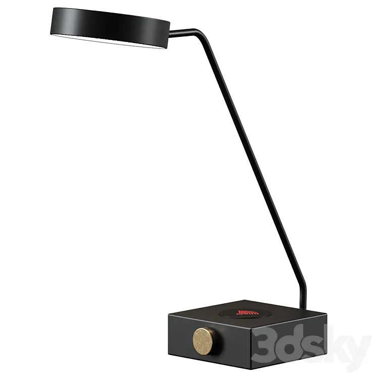 Table lamp Focus LED Charge Desk Lamp work lamp 3DS Max Model
