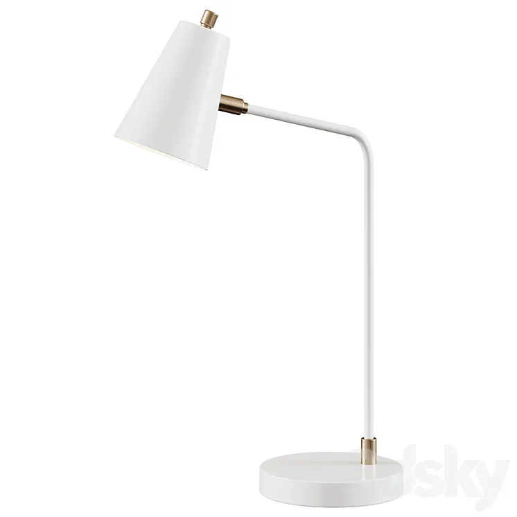 Table lamp Frankly Fundamental Desk Lamp 3DS Max Model