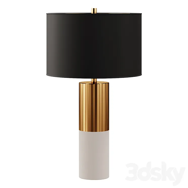 Table lamp Fulton Transitional Table Lamp 3DS Max Model