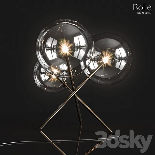 Table lamp Gallotti & Radice Bolle 3DSMax File