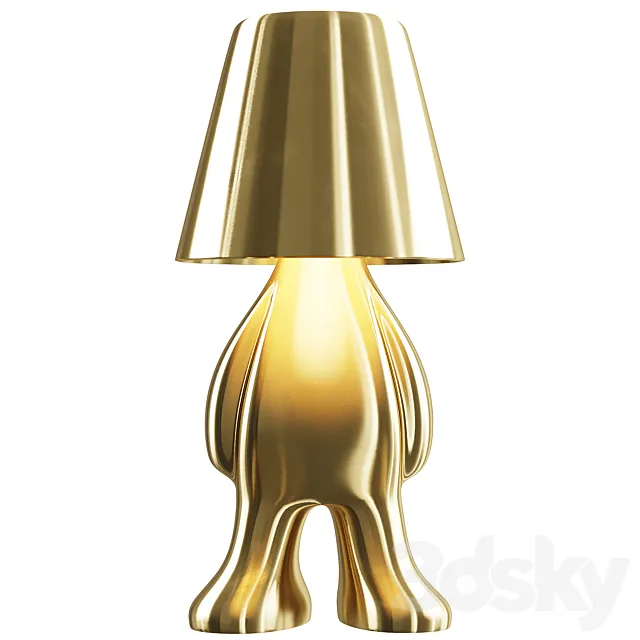 Table lamp GOLDEN BROTHERS By Qeeboo 3DSMax File