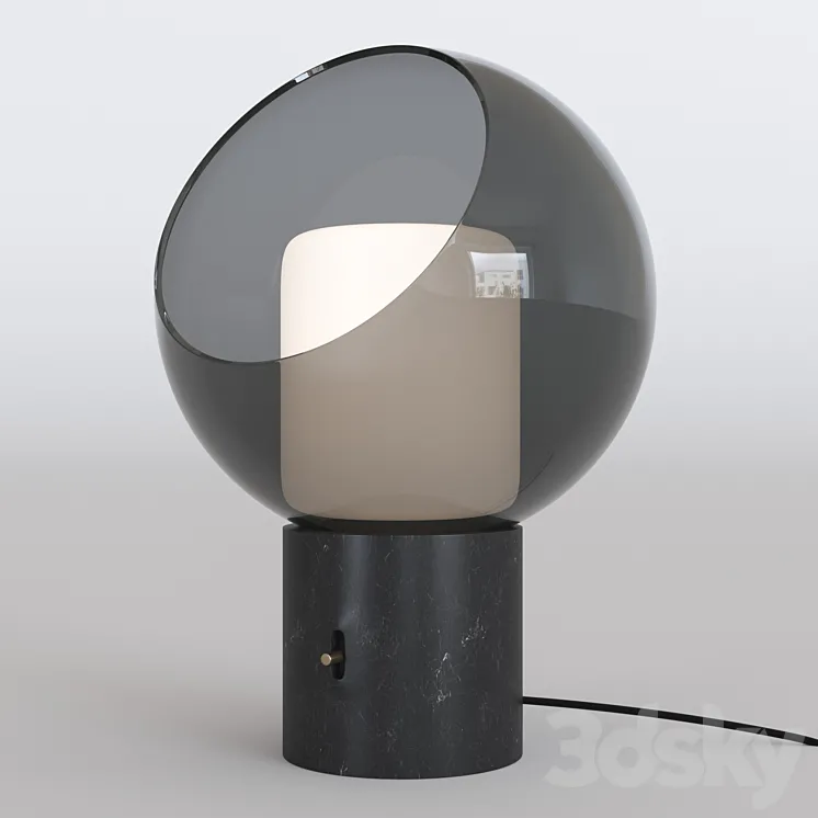 Table lamp Ikea EVEDAL 3DS Max