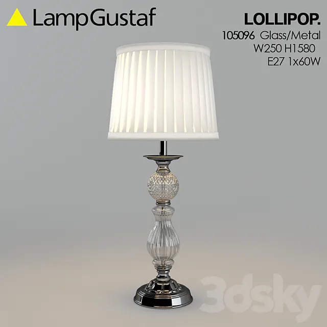 Table lamp LampGustaf Lollipop 3DSMax File