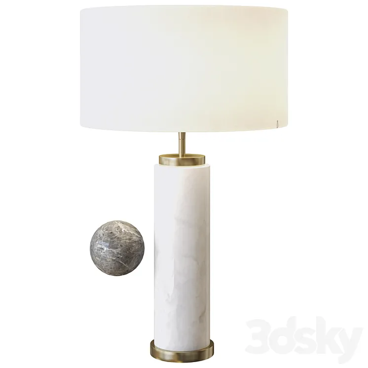 table lamp lxry by eichholtz 3DS Max
