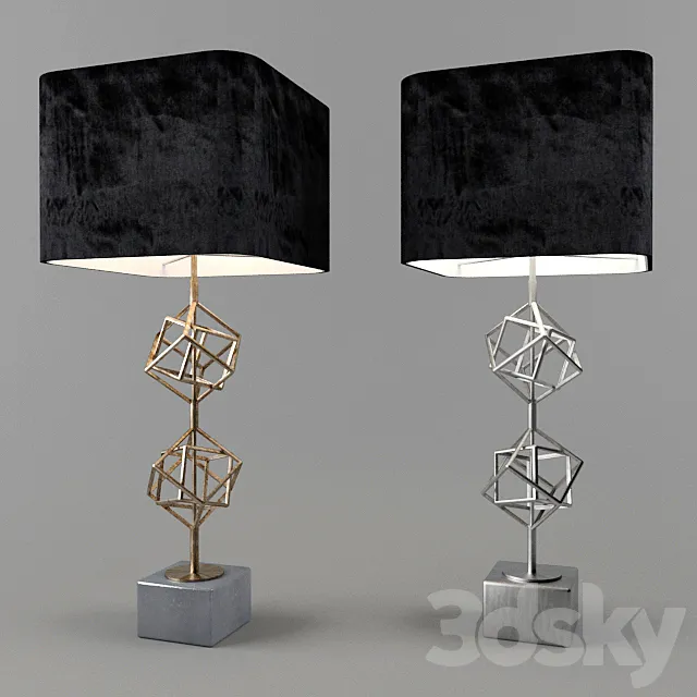 Table Lamp Matrix Eichholtz 3ds Max