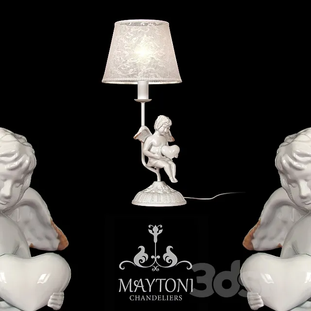 Table lamp Maytoni ARM392-11-W 3DSMax File