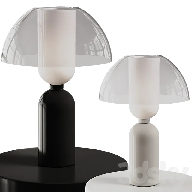 Table lamp Memory MOD177TL-01B & MOD177TL-01W 3DS Max Model