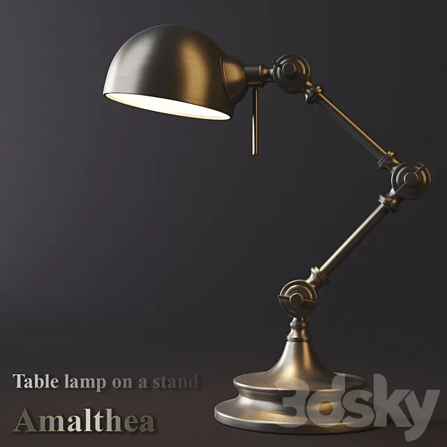 Table lamp on a stand – Amalthea 3DSMax File