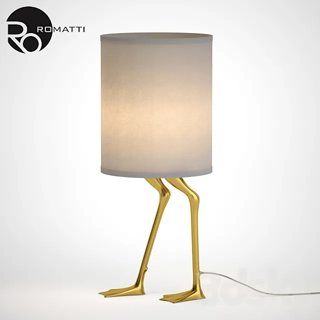 Table lamp Romatti Teifi 3ds Max