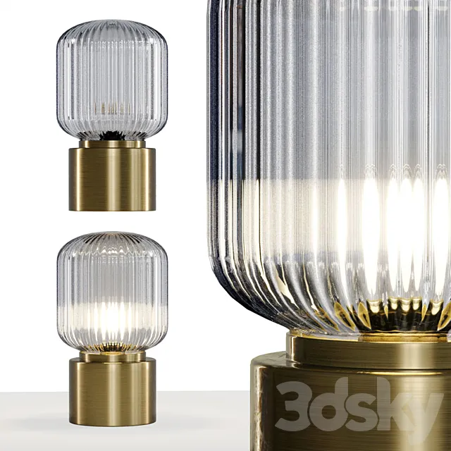 Table lamp SOLKLINT from IKEA 3ds Max