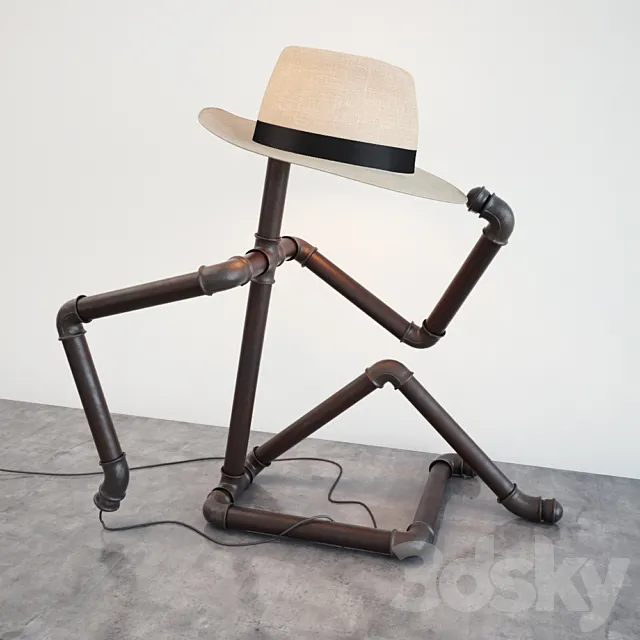 Table lamp “Style” 3ds Max