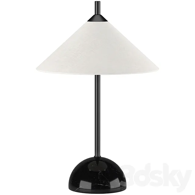 Table lamp Tischlampe Vica mit Marmorfuß 3ds Max