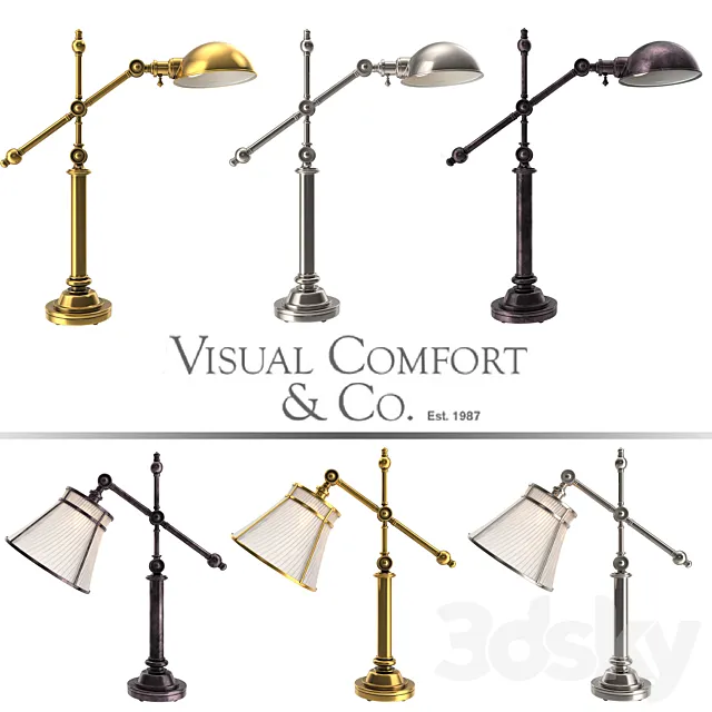 Table Lamp Visual Comfort Pimlico 3DSMax File